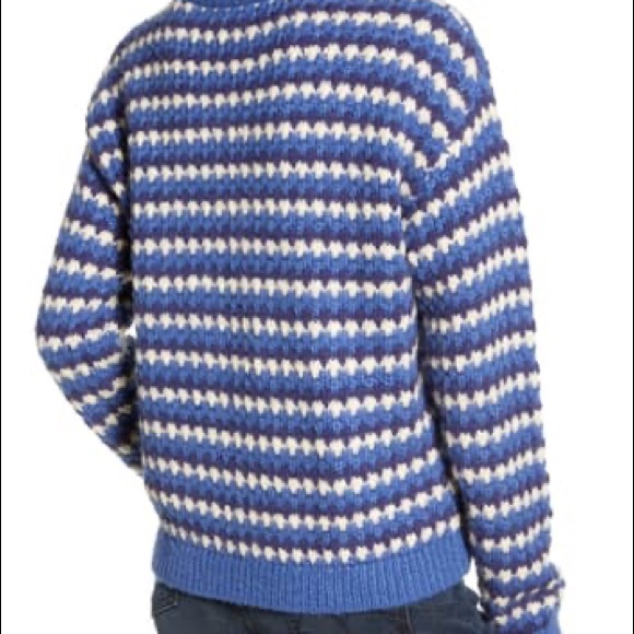 Rebecca Minkoff blue and white sweater - Picture 2 of 3
